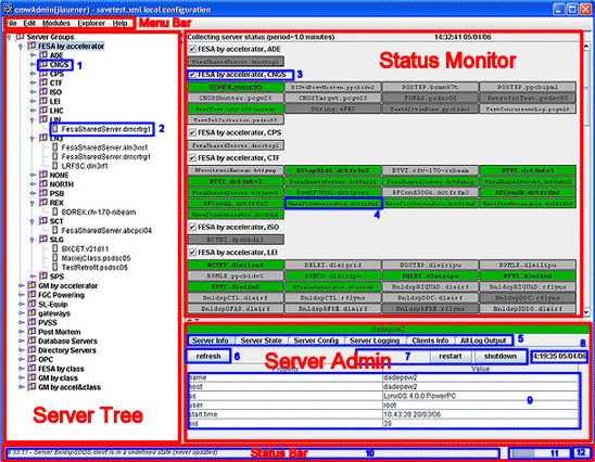 A server explorer overview